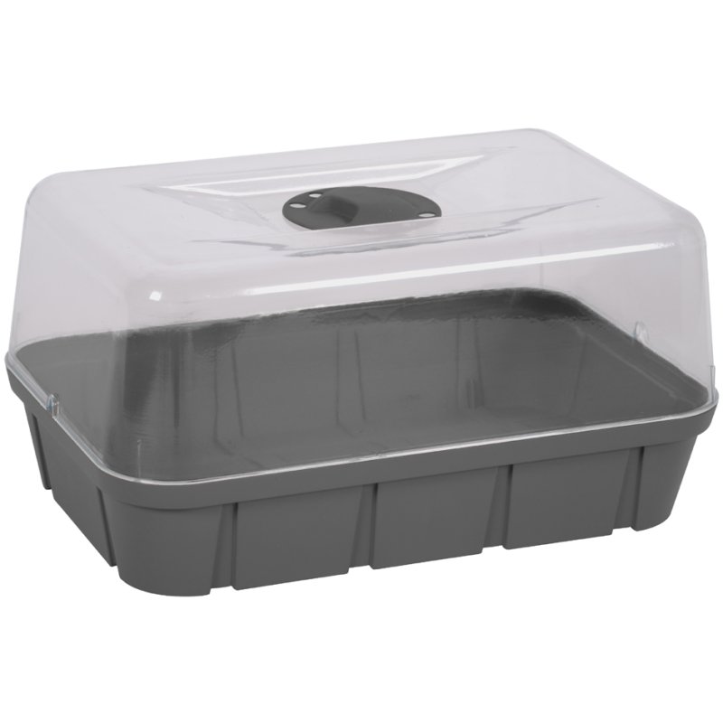 EDA mini serre L, 15,7 litres, anthracite, 56×25×24 cm